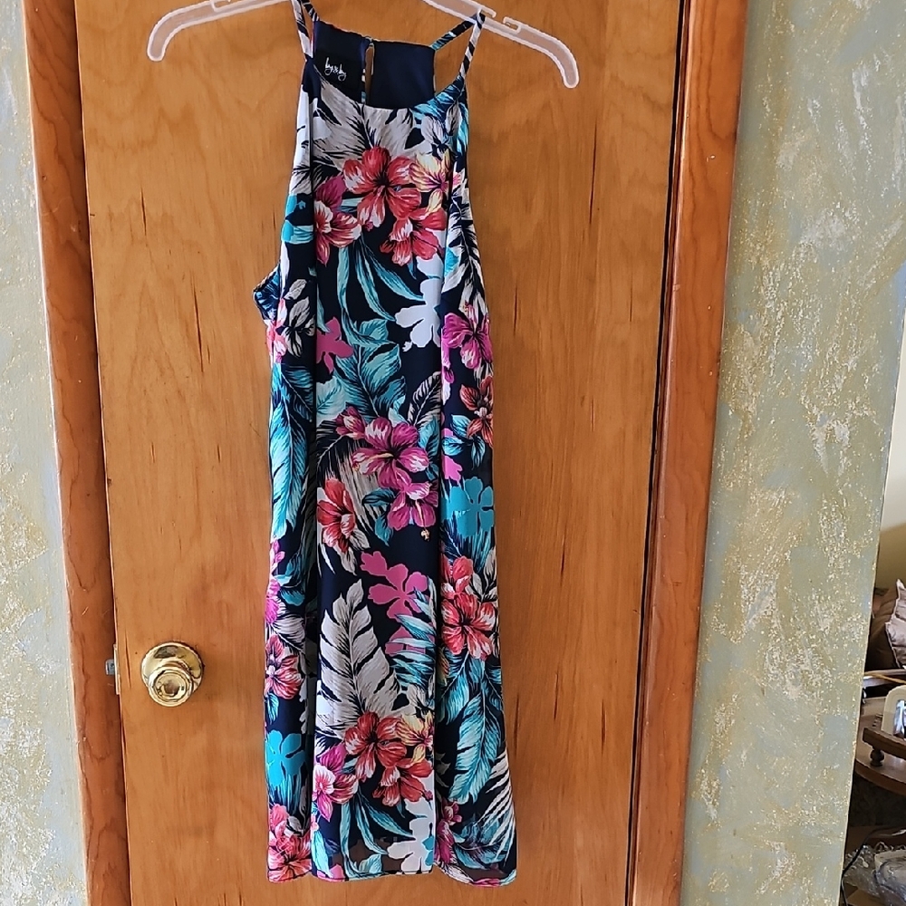 by & by Floral Midi Dress - Multicolor